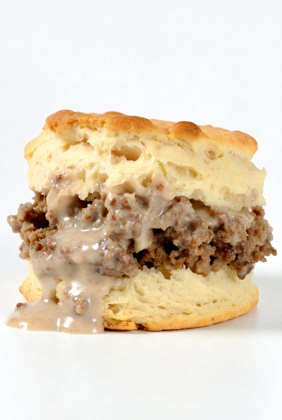 Sausage-Gravy-Biscuit