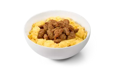 Scrambled Eggs with Sausage