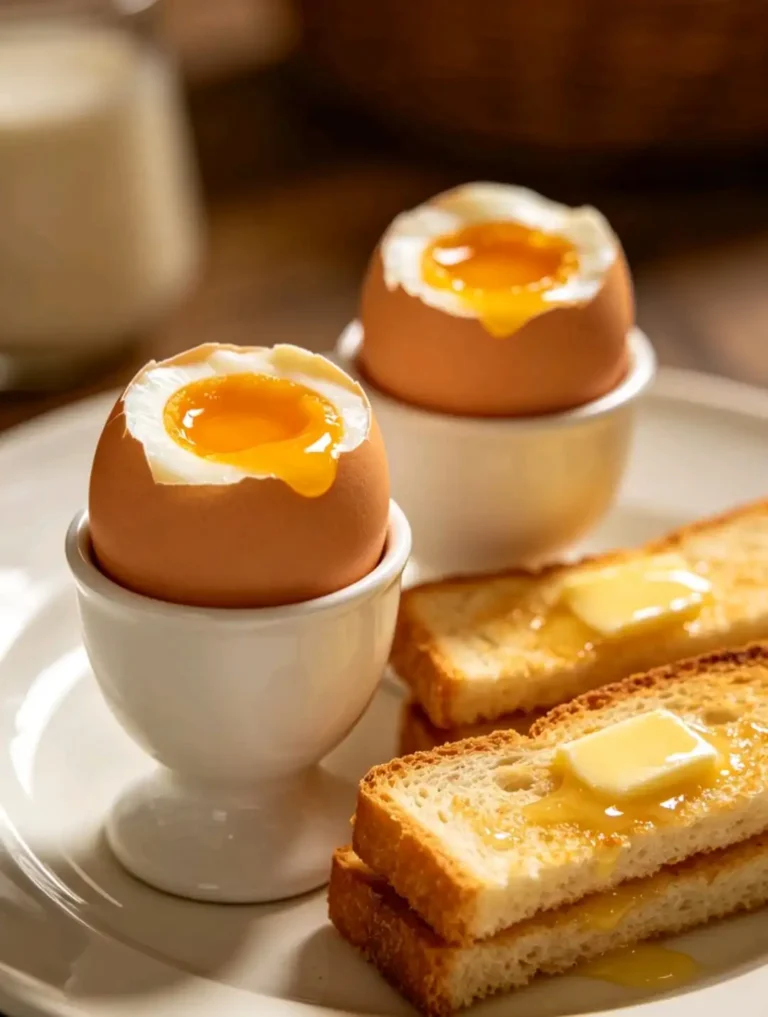 Soft-Boiled Eggs with Toast Soldiers