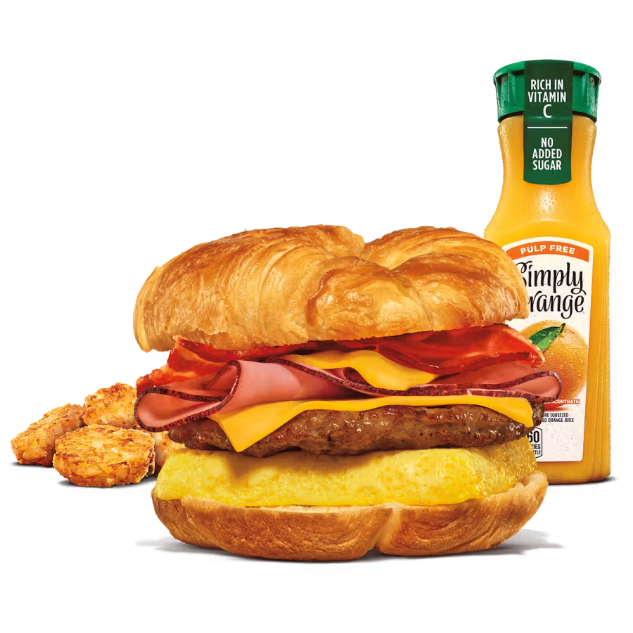 Fully Loaded Croissan'wich Meal
