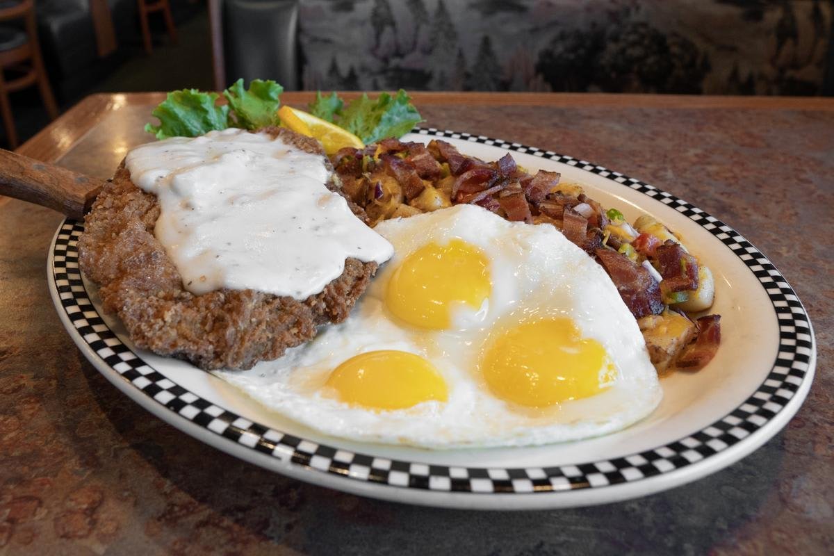 BIGFOOT Chicken Fried Steak & Eggs