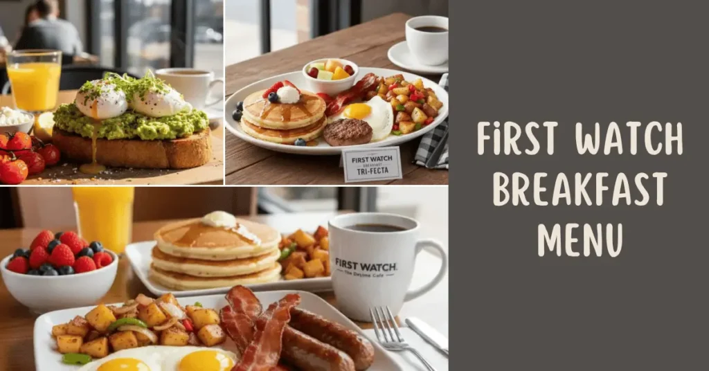First Watch Breakfast Menu